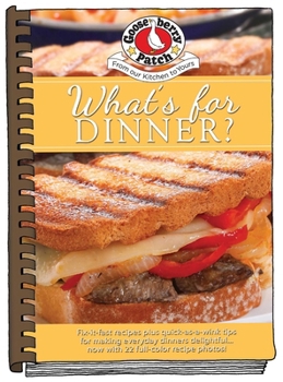Hardcover What's for Dinner? Cookbook Book