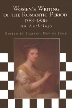Paperback Women's Writing of the Romantic Period 1789-1836: An Anthology Book