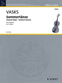 Paperback Summer Dances: For 2 Violins Book