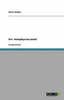 Paperback Die 'metaphysical poets' [German] Book