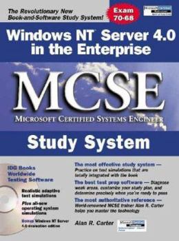 Hardcover Windows NT? Server 4.0 in the Enterprise MCSE Study System [With 2 CDROM] Book