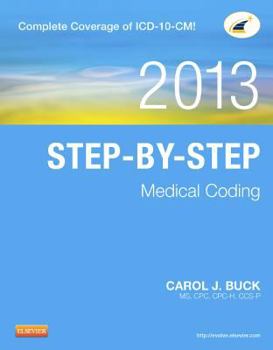 Paperback Step-by-Step Medical Coding, 2013 Edition Book
