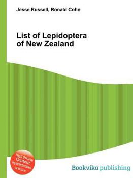 Paperback List of Lepidoptera of New Zealand Book