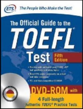 Paperback The Official Guide to the TOEFL Test with DVD-Rom, Fifth Edition Book