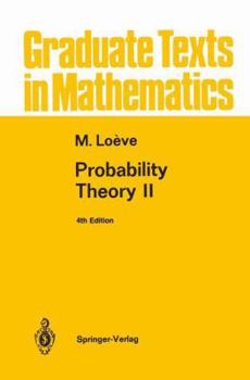 Hardcover Probability Theory II Book