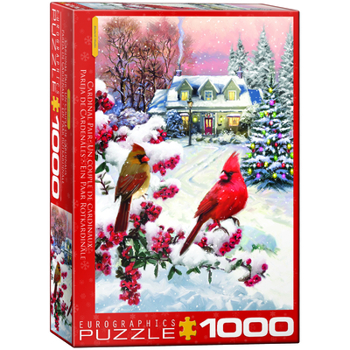 Misc. Cardinal Pair 1000pc Puzzle Book