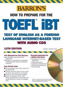 Paperback Barron's TOEFL IBT Test of English as a Foreign Language with Audio CDs [With 10 Disk] Book