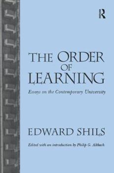Paperback Order of Learning: Essays on the Contemporary University Book