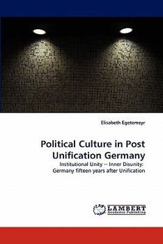 Paperback Political Culture in Post Unification Germany Book