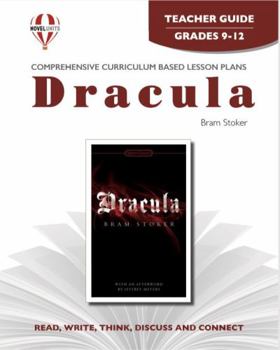 Paperback Dracula - Teacher Guide by Novel Units Book