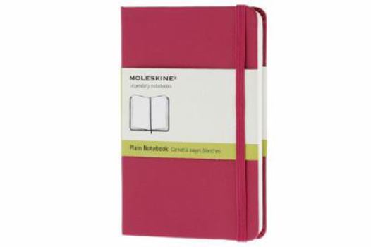 Office Product Moleskine Classic Notebook, Hard Cover, Pocket (3.5" x 5.5") Plain/Blank, Magenta Book