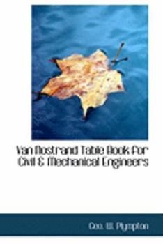 Van Nostrand Table Book for Civil a Mechanical Engineers