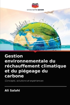 Paperback Gestion environnementale du réchauffement climatique et du piégeage du carbone [French] Book