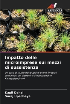 Paperback Impatto delle microimprese sui mezzi di sussistenza [Italian] Book