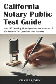 Paperback California Notary Public Test Guide Book