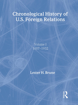Hardcover Chronological History of U.S. Foreign Relations Book
