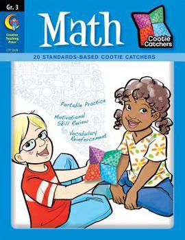 Paperback Cootie Catchers: Math, Grade 3 Book