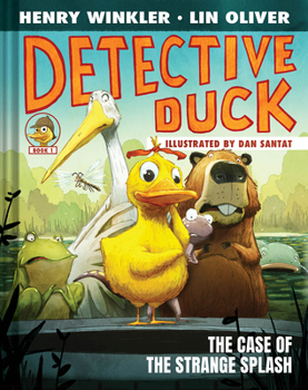 Hardcover Detective Duck: The Case of the Strange Splash (Detective Duck #1) Book