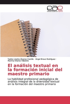 Paperback El análisis textual en la formación inicial del maestro primario [Spanish] Book