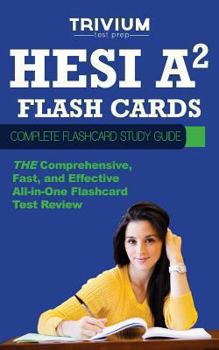 Paperback Hesi A2 Flash Cards: Complete Flash Card Study Guide Book
