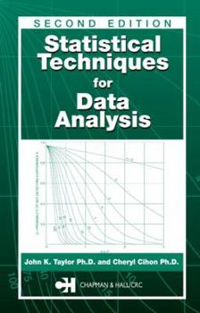 Hardcover Statistical Techniques for Data Analysis Book