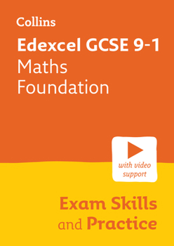 Paperback Collins GCSE Science 9-1 -- Edexcel GCSE 9-1 Maths Foundation Exam Skills Workboo: Interleaved Command Word Practice Book