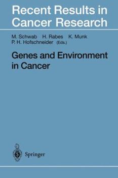 Paperback Genes and Environment in Cancer Book
