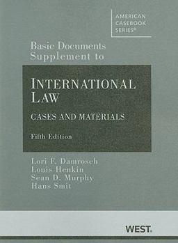 Paperback International Law, Basic Documents Supplement, Cases and Materials Book