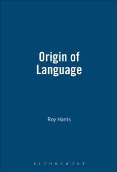 Hardcover Origin of Language Book
