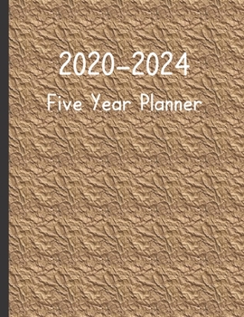 2020-2024 Five Year Planner: Monthly Schedule Organiser- Agenda Planner for The Next Five years, 60 Months Calendar, Appointment Notebook (2020-2024 Calendar Planner)