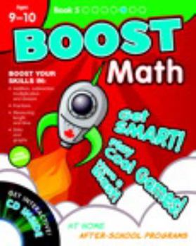 Paperback BOOST Math - Book 5 with CD-ROM (Ages 9-10) Book