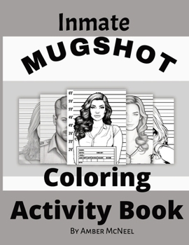 Paperback Inmate Mugshot Coloring Activity Book