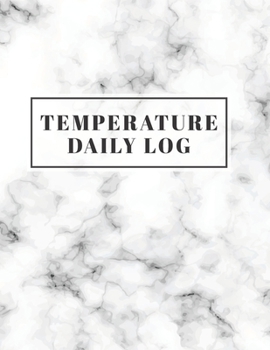 Paperback Temperature Daily Log: 5 Years (60 Months) - Record Fridge / Freezer Temperature - Monitor Contents & Comply Controller with Regulations - Us Book