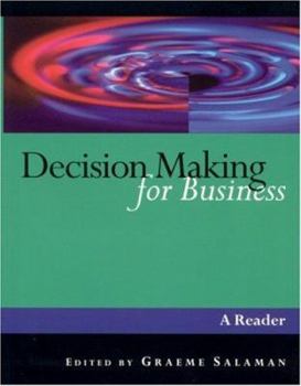 Paperback Decision Making for Business: A Reader Book
