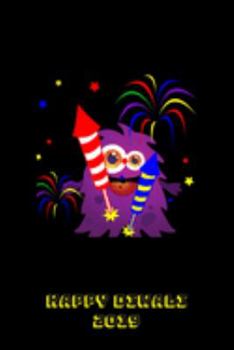 Happy Diwali 2019: Thoughtful Diwali Gift, Lined Blank Notebook, Mandala Back Cover, 6 x 9, 120 White Color Pages, Matte Finish Cover