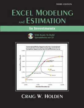 Paperback Excel Modeling and Estimation in Investments [With CDROM] Book