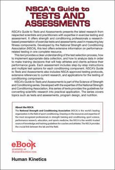 Hardcover Nsca's Guide to Tests and Assessments Book