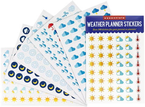 Misc. Essentials Weather Planner Stickers Book