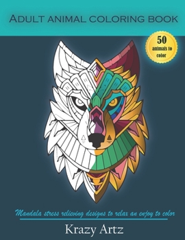 Paperback Animal Coloring for Adults: Animal Coloring book Mandala Style Book