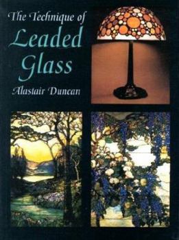 Paperback The Technique of Leaded Glass (Dover Stained Glass Instruction) Book