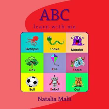 Paperback ABC book: learn with me Book
