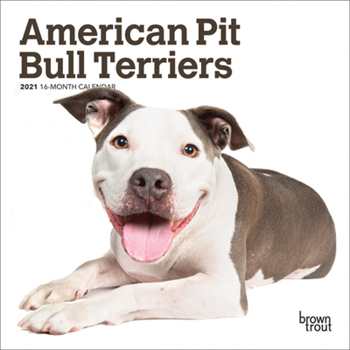 Calendar American Pit Bull Terriers 2021 Mini 7x7 Book