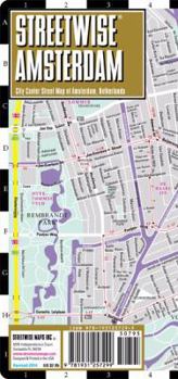 Streetwise Amsterdam Map - Laminated City Center Street Map of Amsterdam, Netherlands: Folding Pocket Size Travel Map
