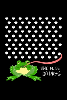 Paperback Time Flies 100 Days: Dream Journal - 6"x9" - 120 pages - Dream Recording Notebook - Matte Cover Book