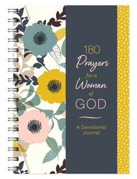 Spiral-bound 180 Prayers for a Woman of God Devotional Journal Book
