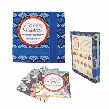Paperback Traditional Japanese Origami Kit: Easy to Follow Instructions for 10 Classic Folds - Includes Over 70 Pieces of Beautiful Folding Paper Book