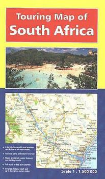 Paperback Touring Map of South Africa Book
