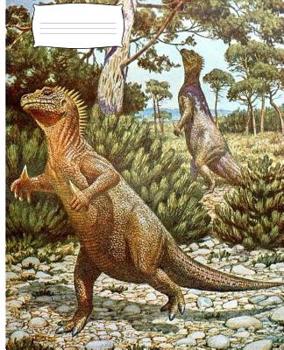 Paperback Dinosaur Composition Book: College Ruled Book 100 Sheets, 200 Pages Book