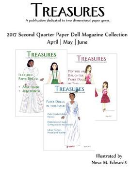 Paperback Treasures 2017 Second Quarter Paper Doll Magazine Collection: April-May-June Book