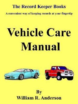 Paperback Vehicle Care Manual Book